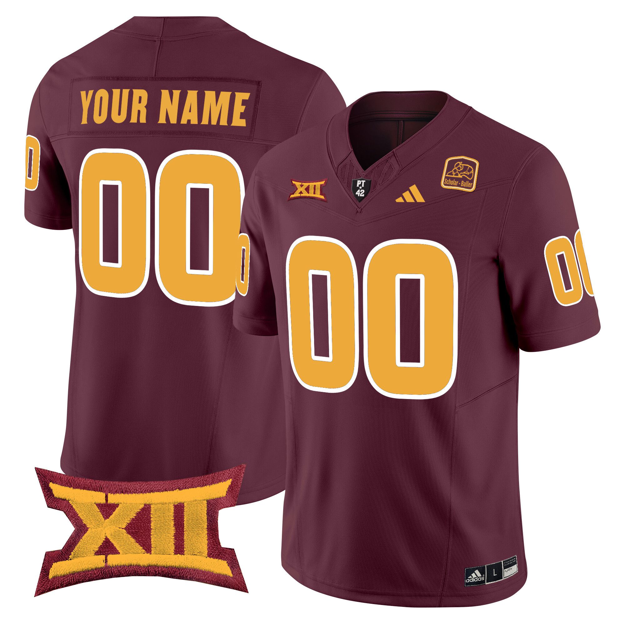 Men Arizona State Sun Devils Red 2024 Vapor Limited Custom NCAA Jersey style 1